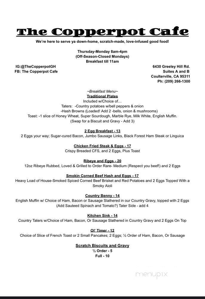Tangled Hearts Outpost - Coulterville, CA menu_pic