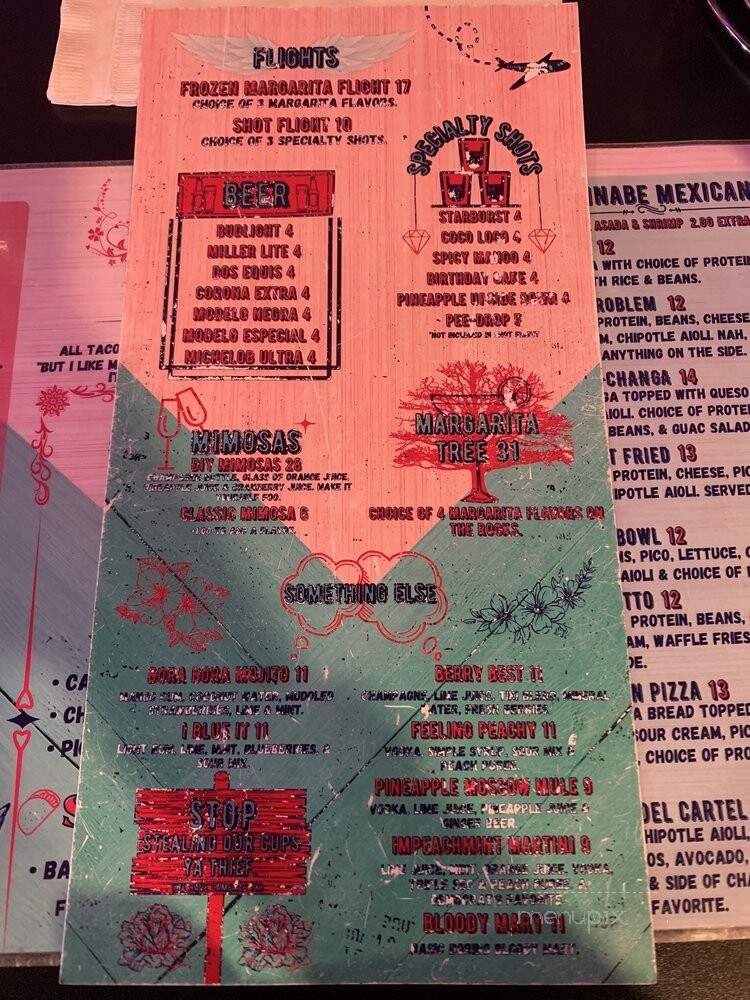 Pink Agave - Ponchatoula, LA menu_pic