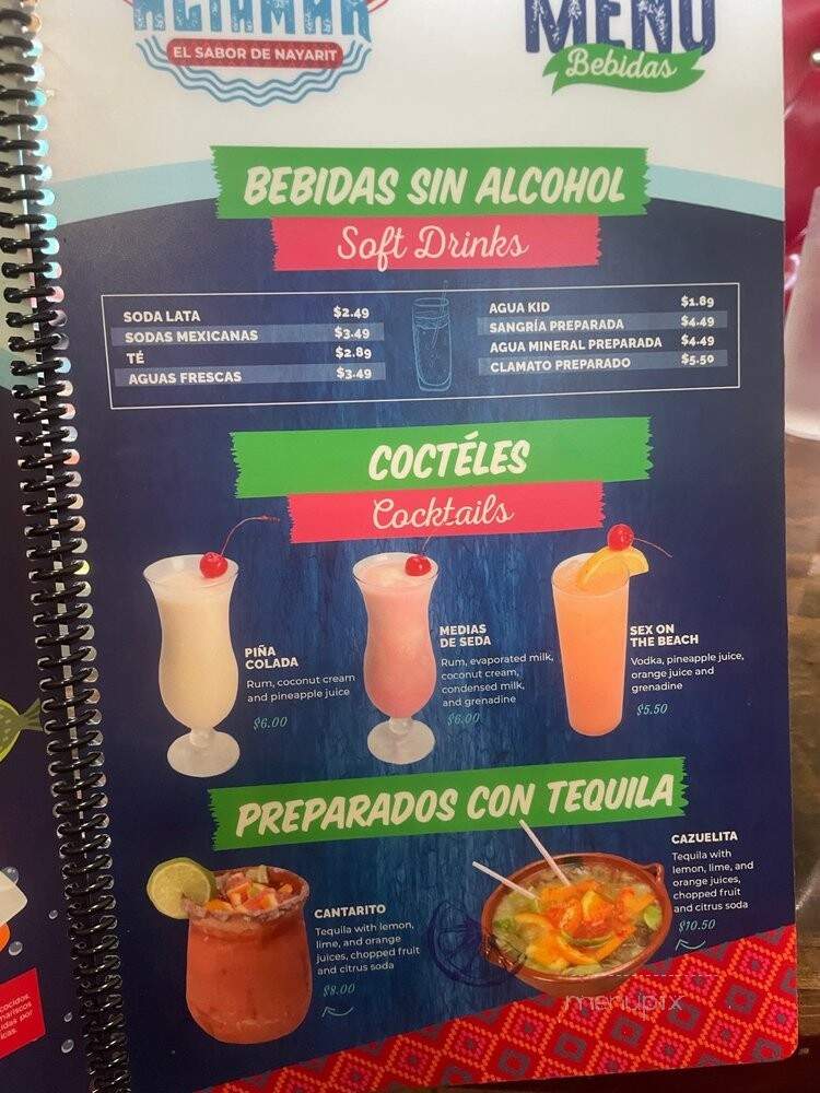 Alta Mar Mariscos - San Antonio, TX menu_pic
