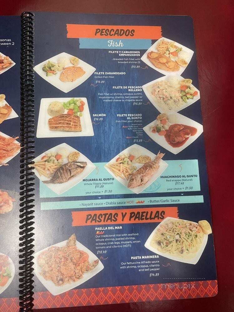 Alta Mar Mariscos - San Antonio, TX menu_pic