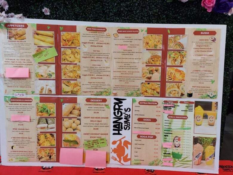 Hangry Sumo's - Turlock, CA menu_pic