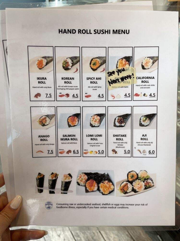 Sato Seafood - Honolulu, HI menu_pic