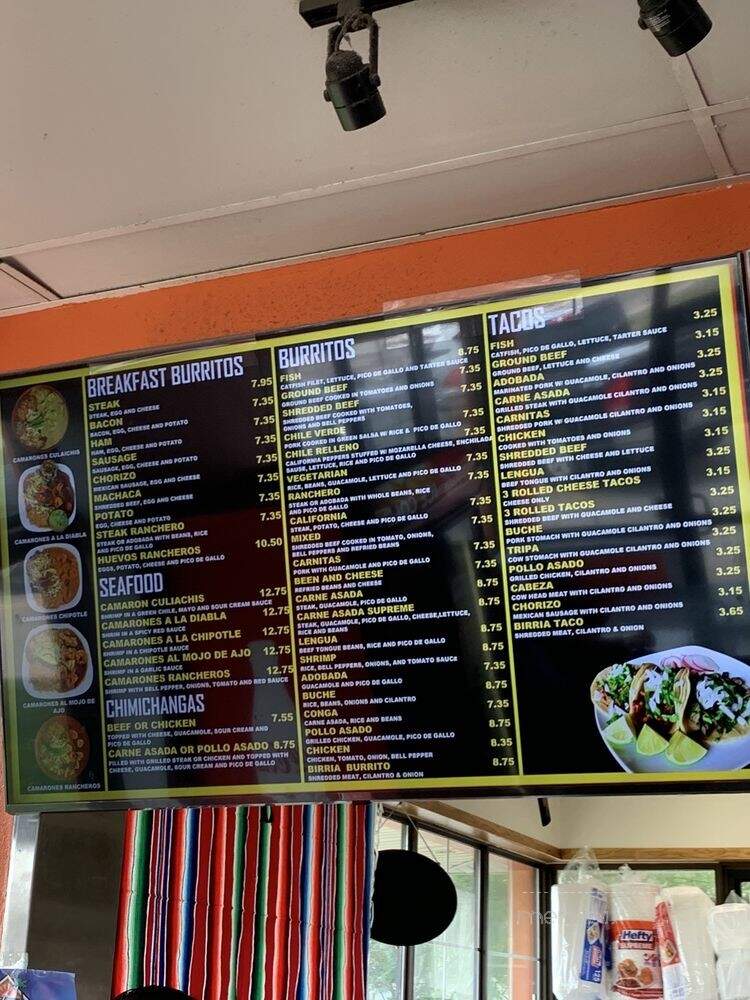 Taco Del Gordo - Fountain, CO menu_pic