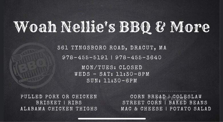 Woah Nellies BBQ & More - Dracut, MA menu_pic