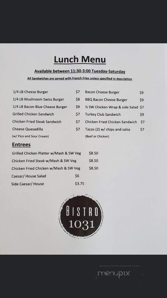 Bistro 1031 - Aledo, TX