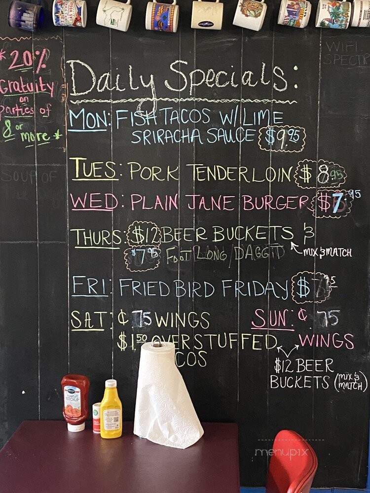 Christy's Pub Grub - Crossville, TN menu_pic