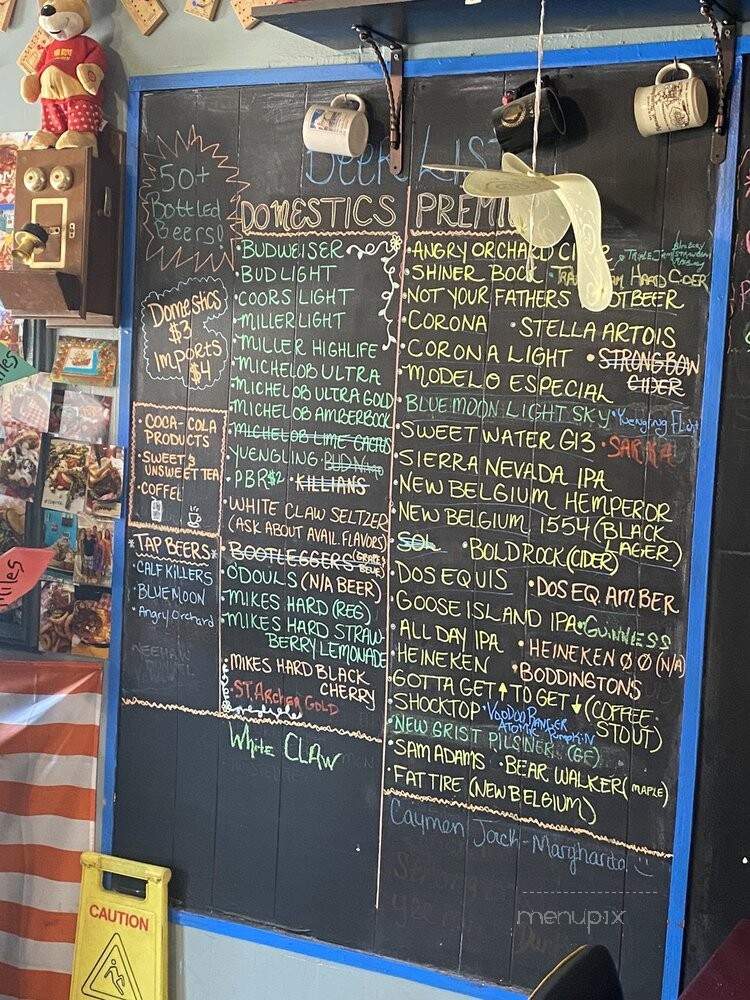Christy's Pub Grub - Crossville, TN menu_pic