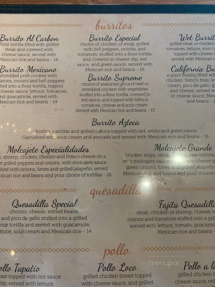 Mangos Tequila Bar - Alpena, MI menu_pic