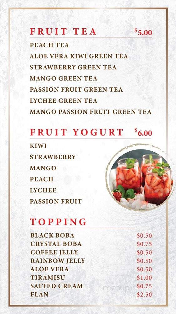 Yen Bakery and Sandwiches - Westminster, CA menu_pic