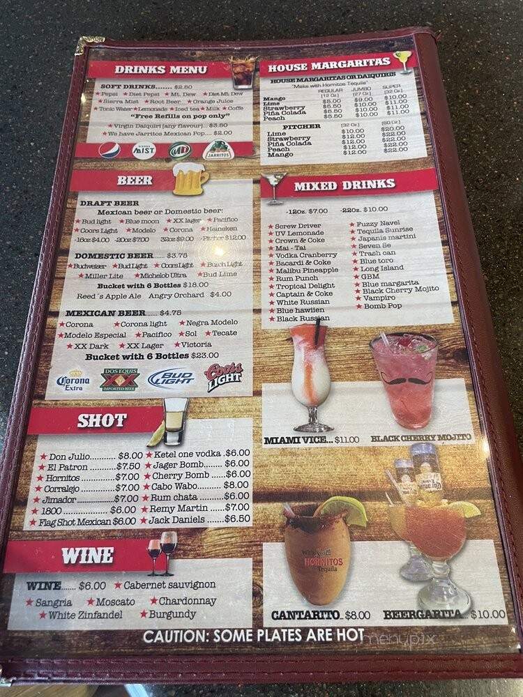 Senor Julio's Mexican Flare Couisine and Cantina - Moline, IL menu_pic