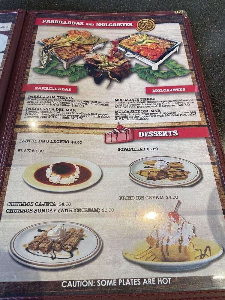 Senor Julio's Mexican Flare Couisine and Cantina - Moline, IL menu_pic