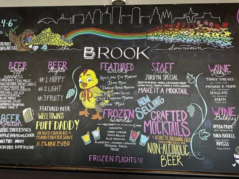 The Brook Downtown - Tulsa, OK menu_pic