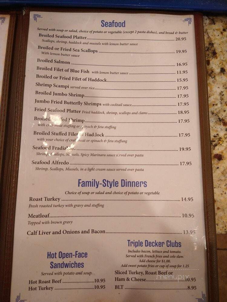 Union Diner - Endwell, NY menu_pic