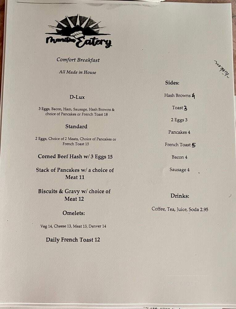 Manitou Eatery - Manitou Springs, CO menu_pic