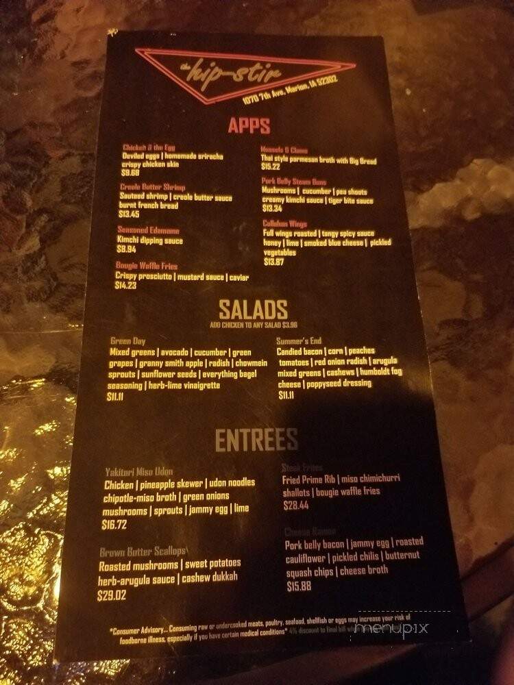 The Hip-Stir - Marion, IA menu_pic