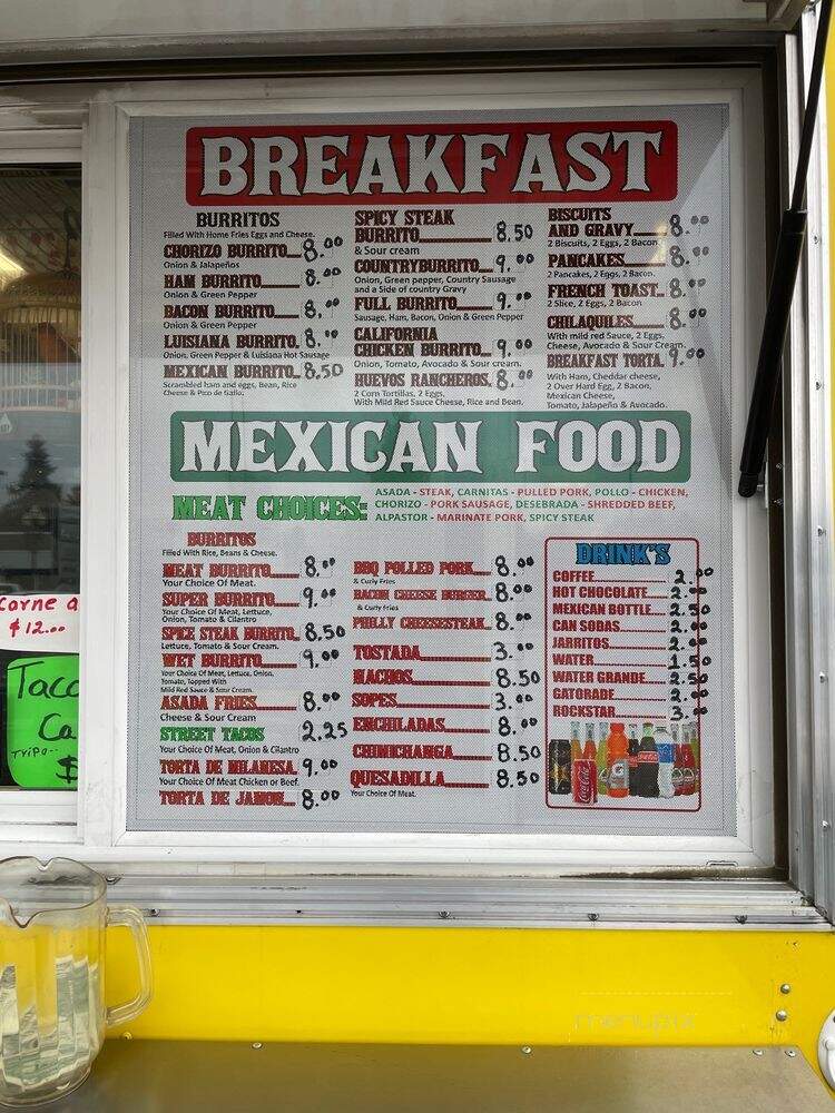 Rudy's Brunch - Newberg, OR menu_pic
