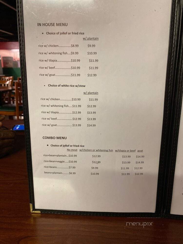 Nico's Restaurant and lounge - Nashville, TN menu_pic