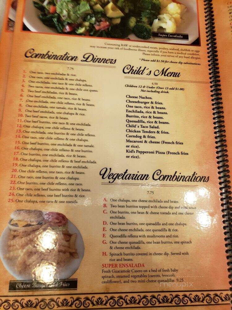 Los Agave's - Princeton, KY menu_pic