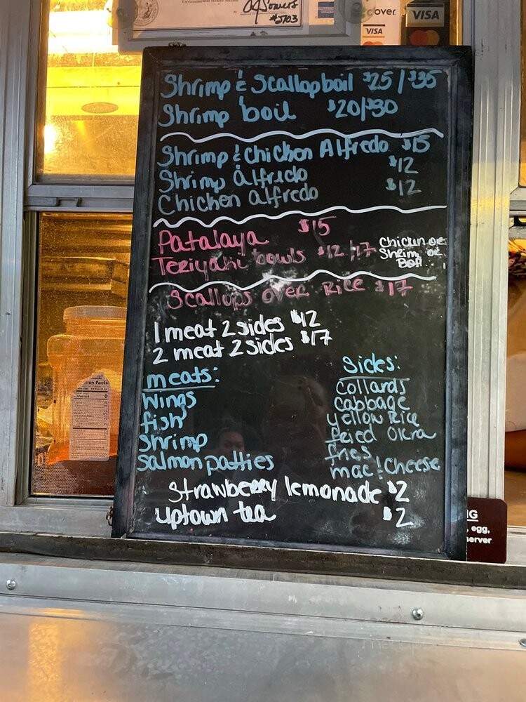 Online Menu of Pat's Food Truck, Burlington, NC