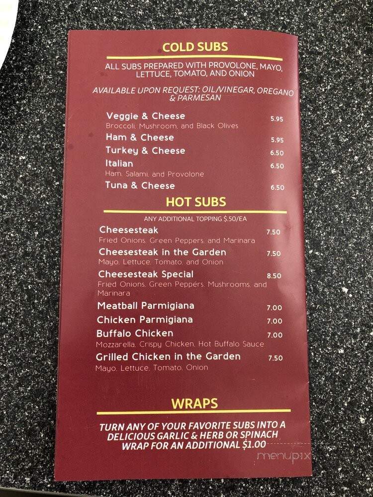 JB'S Pizzeria - Monroe Township, PA menu_pic