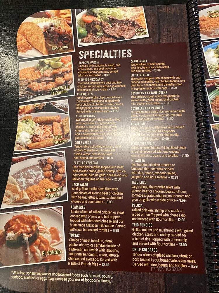 Jimador Mexican Restaurant - Denver, NC menu_pic