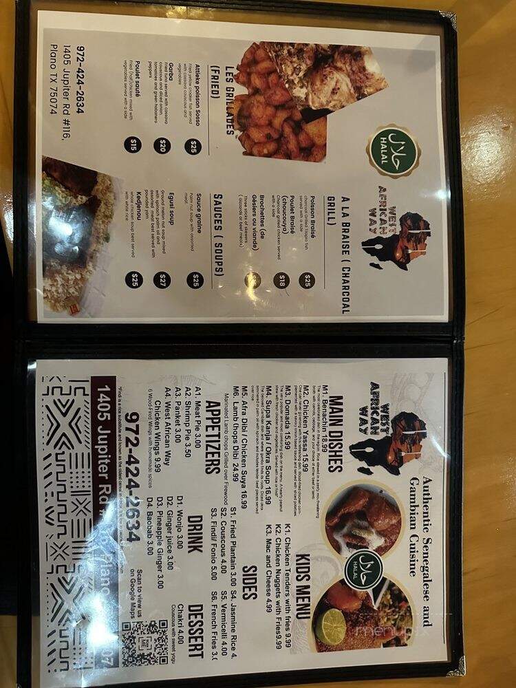 West African Way - Plano, TX menu_pic