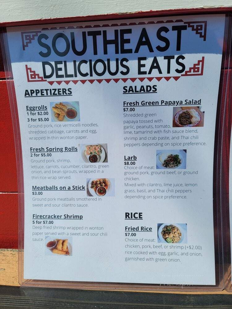 Southeast Delicious Eats - Portland, OR menu_pic