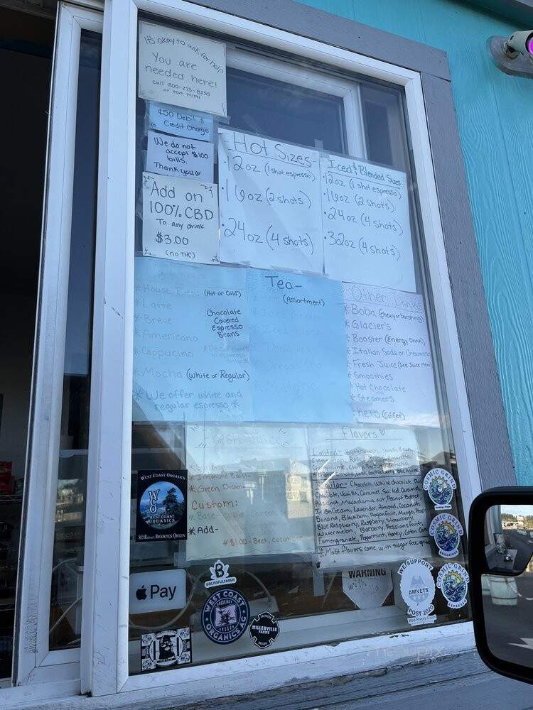Cosmic Grind Espresso & Eats - Brookings, OR menu_pic