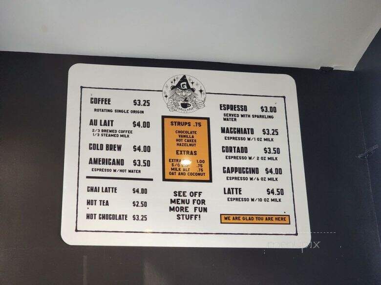 Gold Coffee Company - San Antonio, TX menu_pic