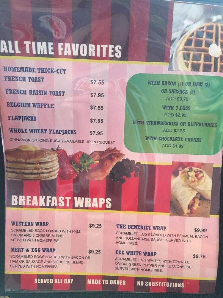 Flapjacks Family Restaurant - Tilbury, ON menu_pic