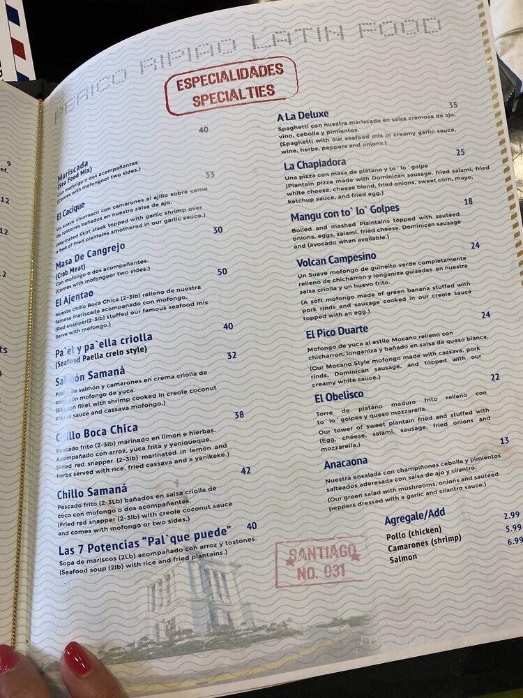 Lechonera Merengue - Kissimmee, FL menu_pic