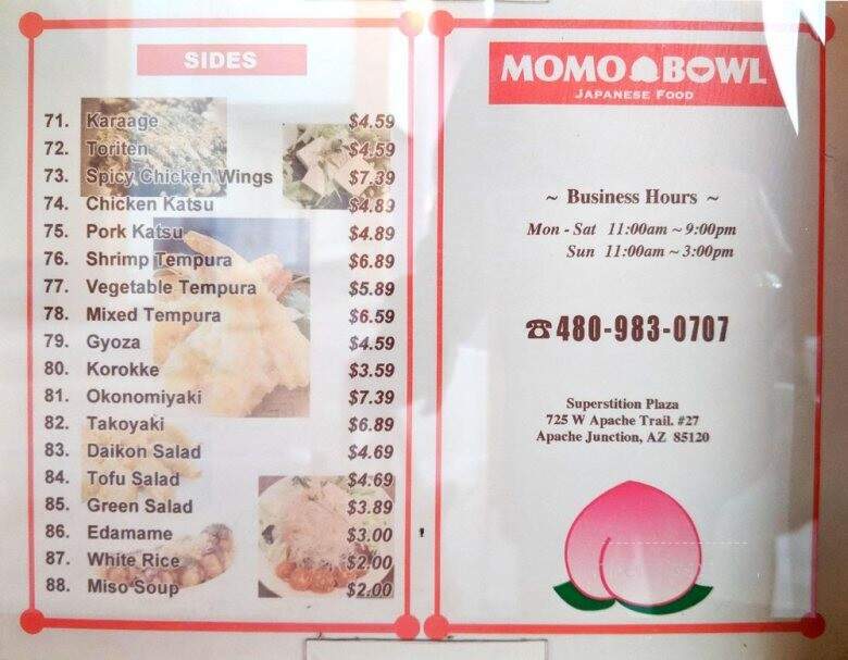Momo Bowl - Apache Junction, AZ