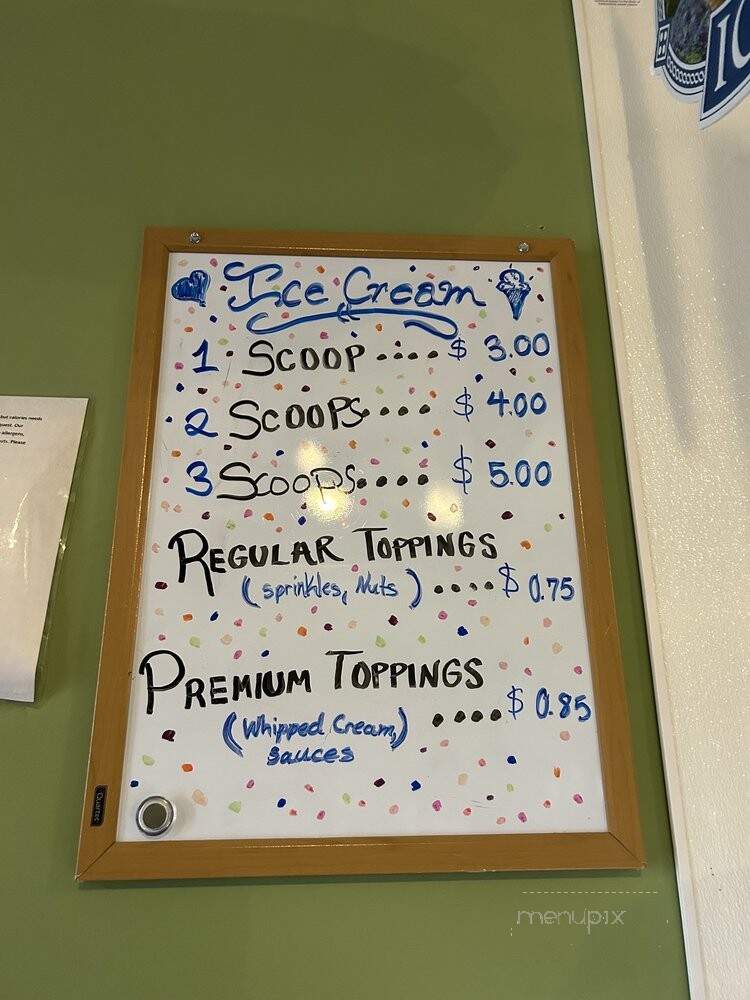 Wide Awake Coffee and Ice Cream - Ravenel, SC menu_pic