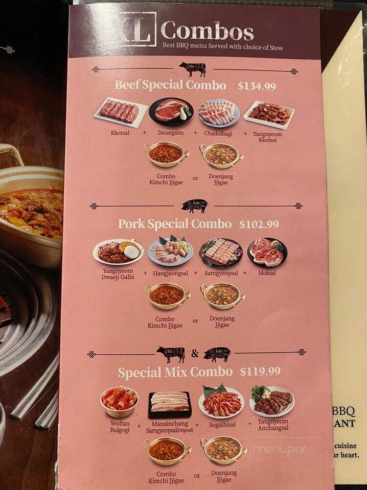 Saemaeul Restaurant - Buena Park, CA menu_pic