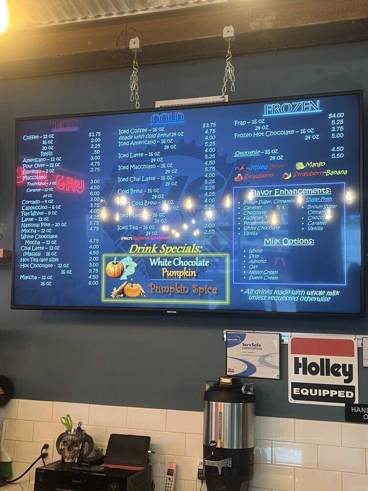 Fuel Coffee Works - Farmington, PA menu_pic