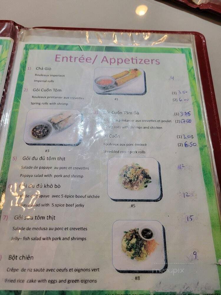 Pho Saigon Viet-Nam - Montreal, QC menu_pic