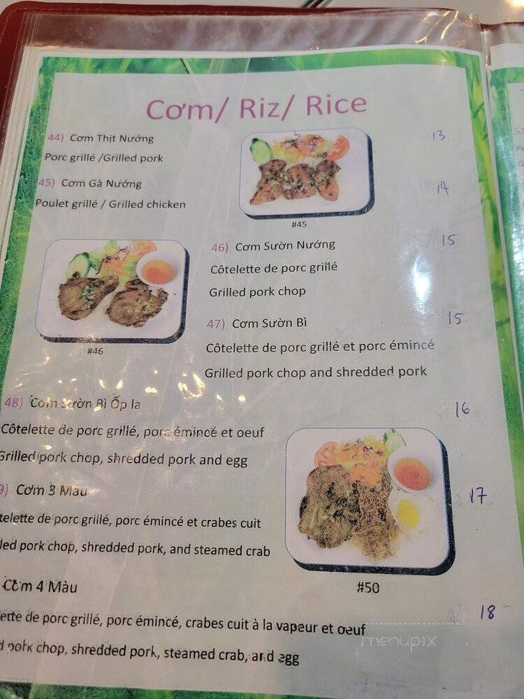 Pho Saigon Viet-Nam - Montreal, QC menu_pic