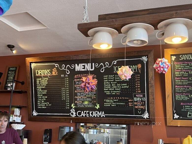 Cafe Karma - South Padre Island, TX menu_pic