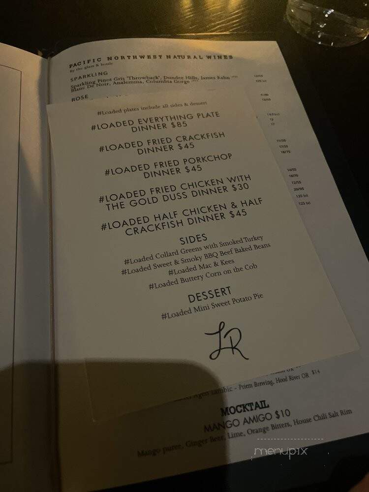 Kee's Loaded Kitchen - Portland, OR menu_pic