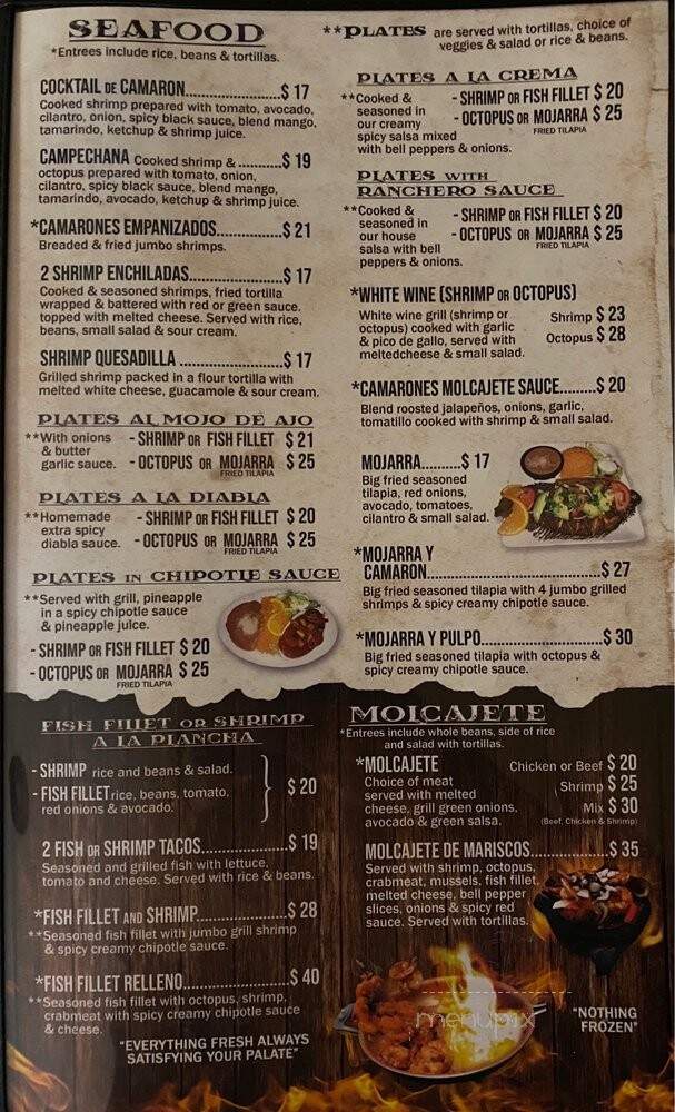 El Picosito Mexican Restaurant - Gustine, CA menu_pic