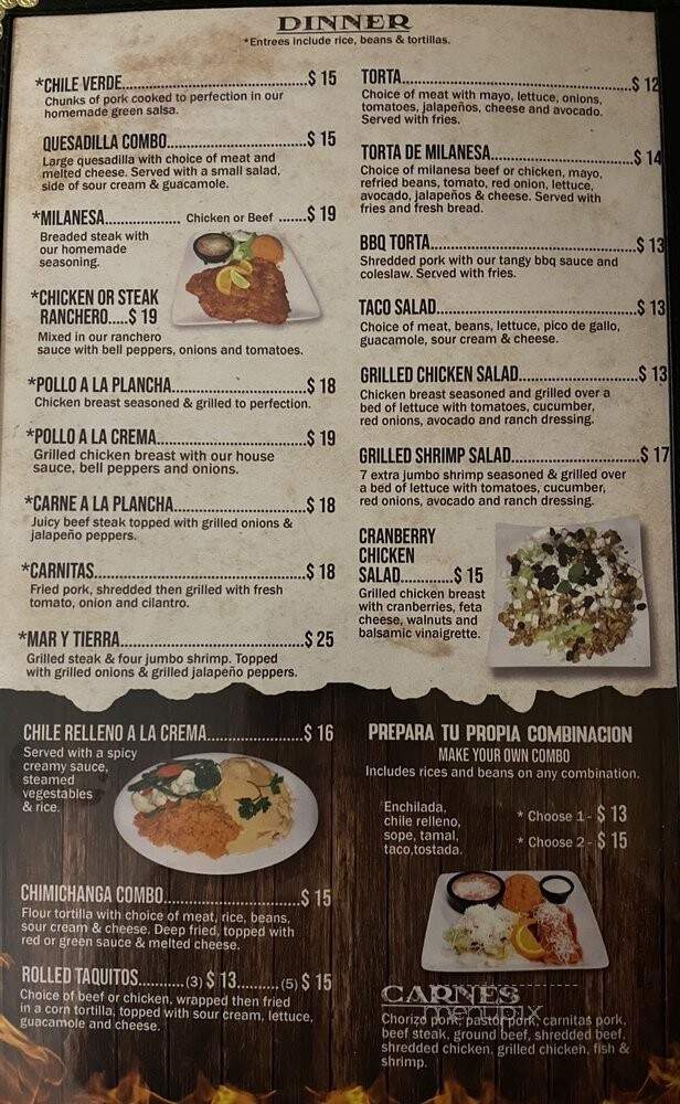 El Picosito Mexican Restaurant - Gustine, CA menu_pic