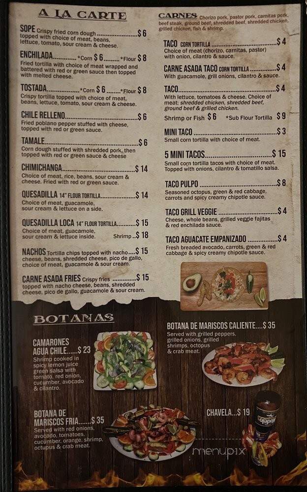 El Picosito Mexican Restaurant - Gustine, CA menu_pic