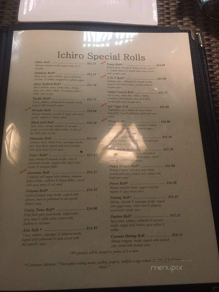 Ichiro Japanese Restaurant - Danbury, CT