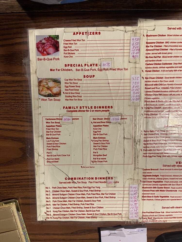 Golden King Chinese Restaurant - Quincy, CA menu_pic