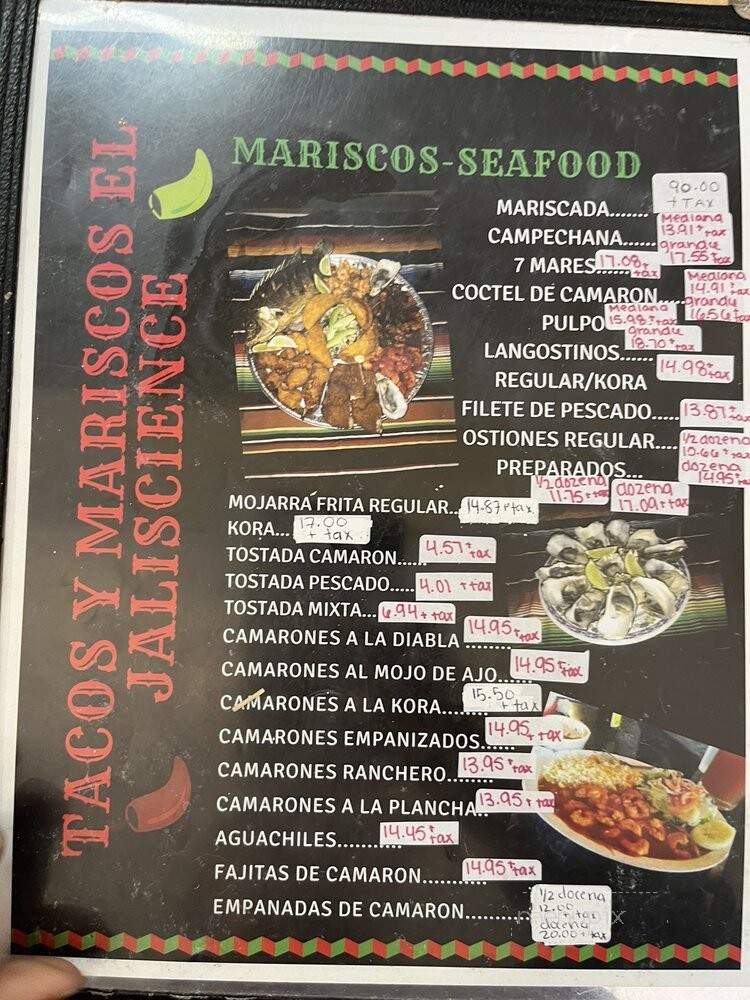Tacos El Jaliciense - Yuba City, CA menu_pic
