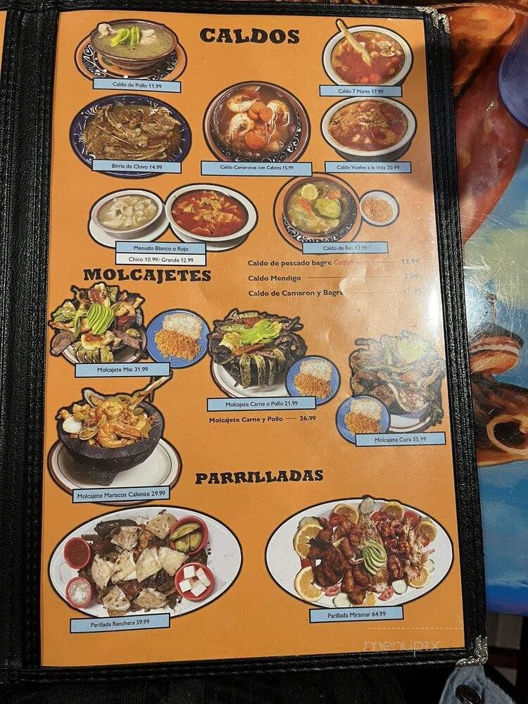 Nayarit Restaurant - Perris, CA menu_pic