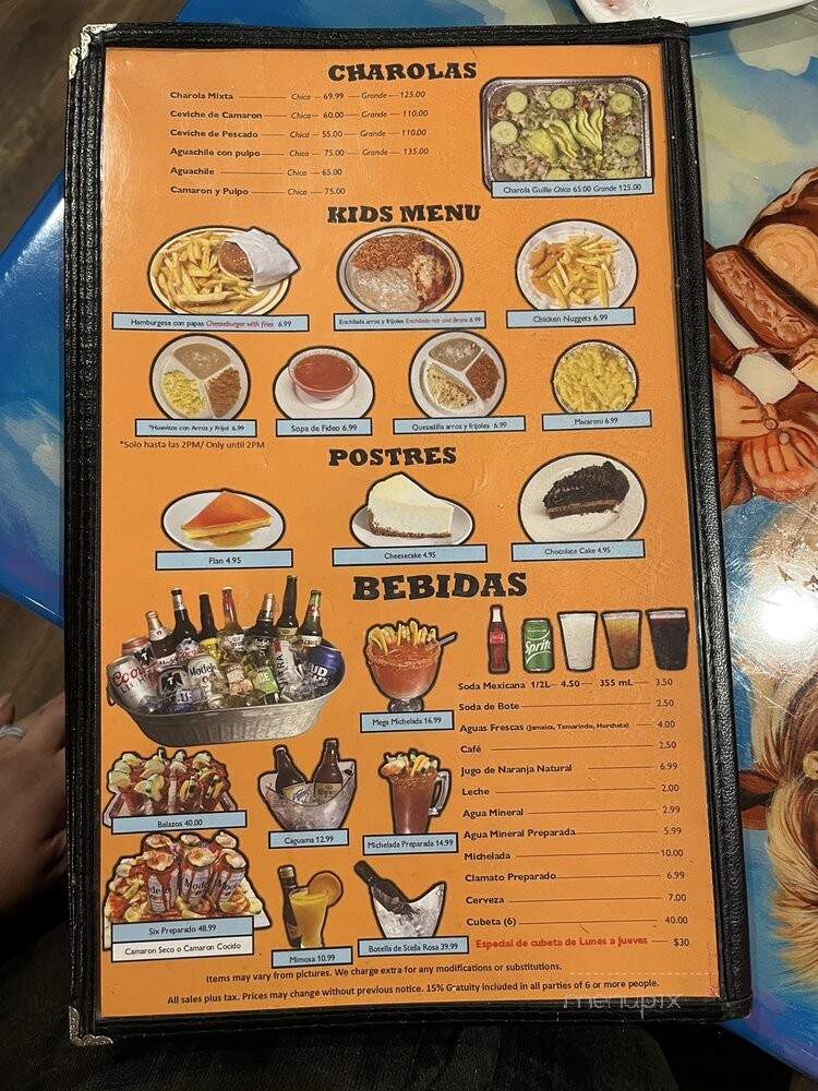 Nayarit Restaurant - Perris, CA menu_pic