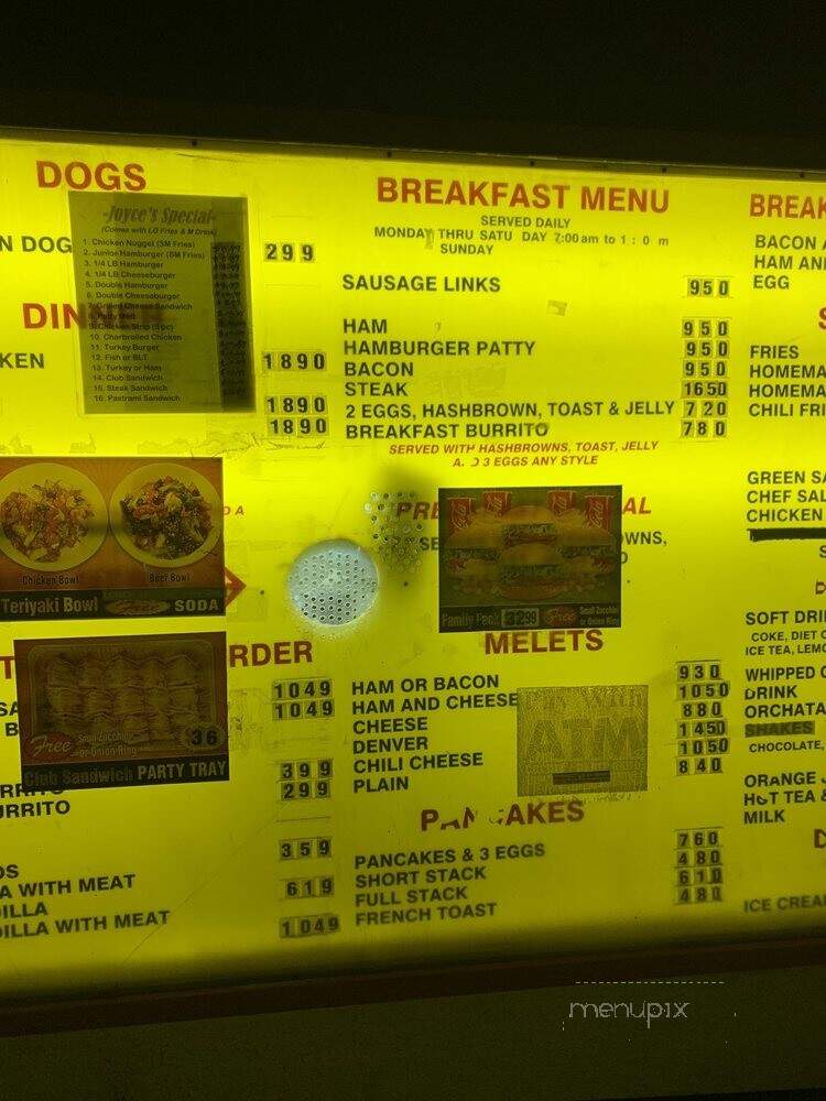 Joyce Burger & Rice - Rubidoux, CA menu_pic