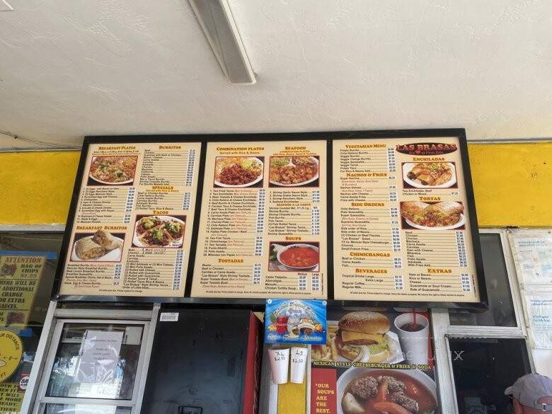 Las Brasas Taco Shop - San Diego, CA menu_pic