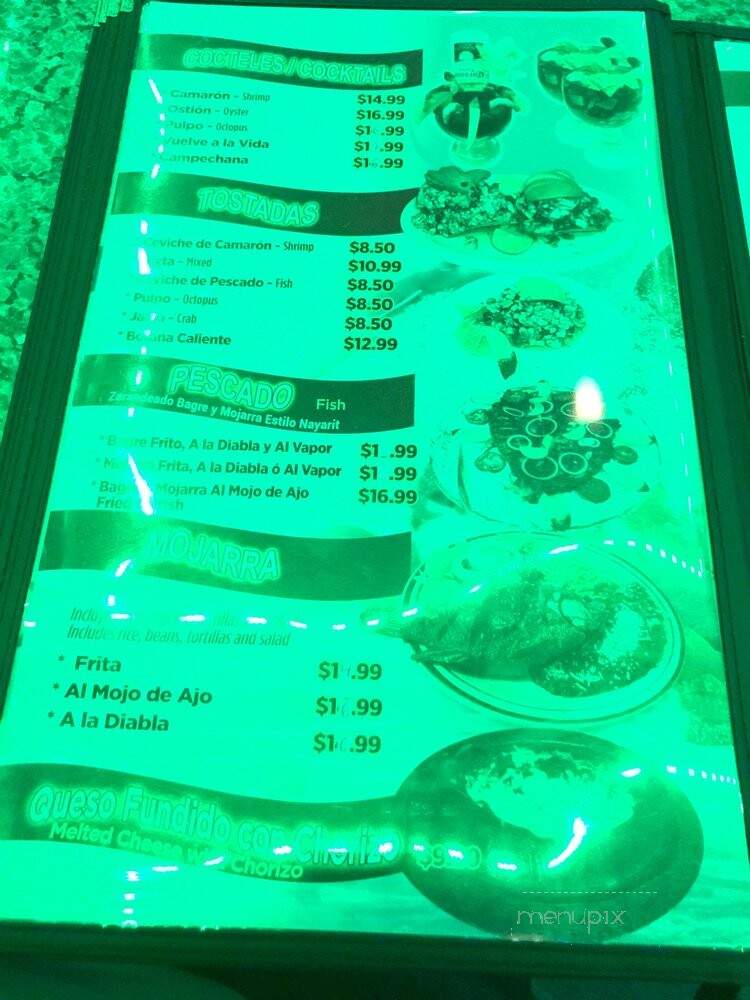 Club Chamizal - Garden Grove, CA menu_pic